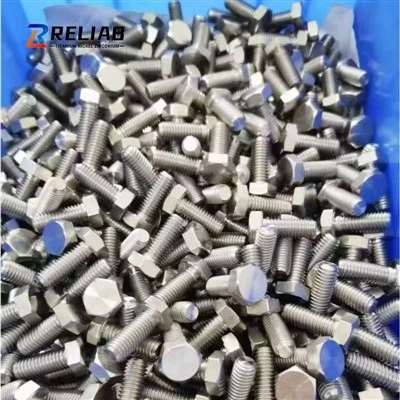 티타늄 등급 2 전체 스레드 육각 볼트