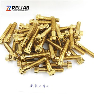 티타늄 오토바이 볼트 M5 Torx 플랜지 헤드